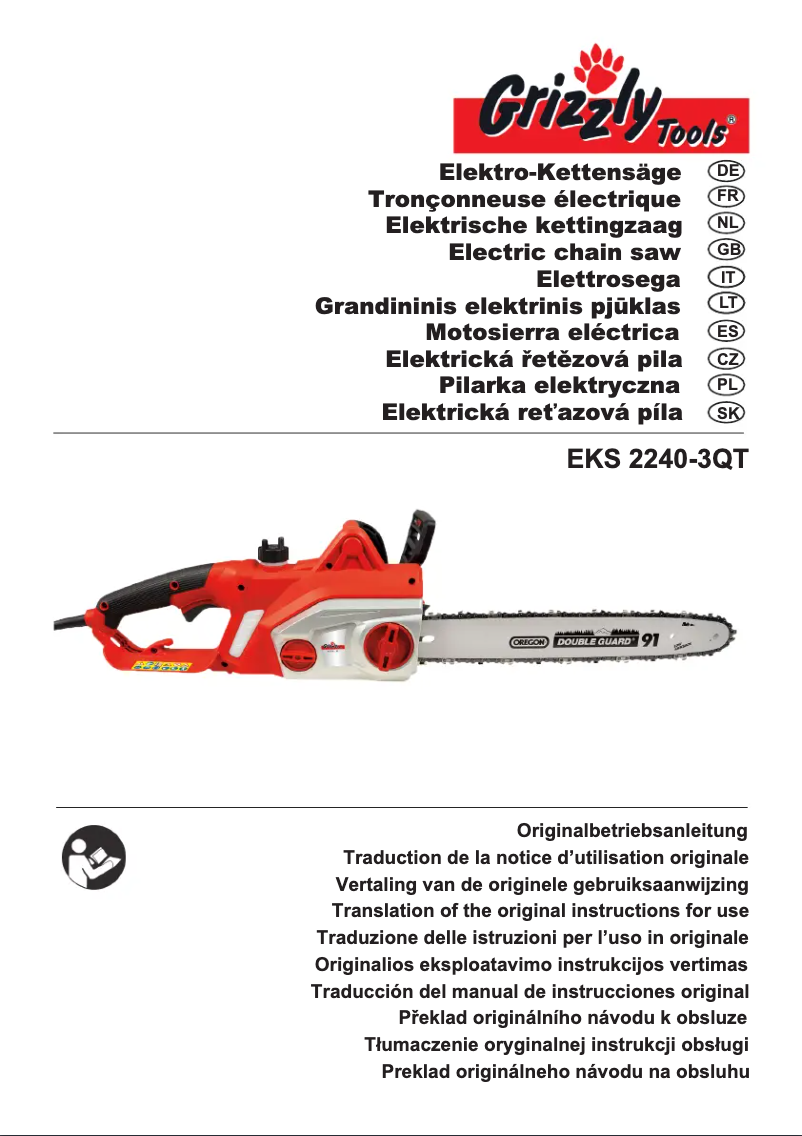Page 1 de la notice Manuel utilisateur Grizzly EKS 2240-3QT