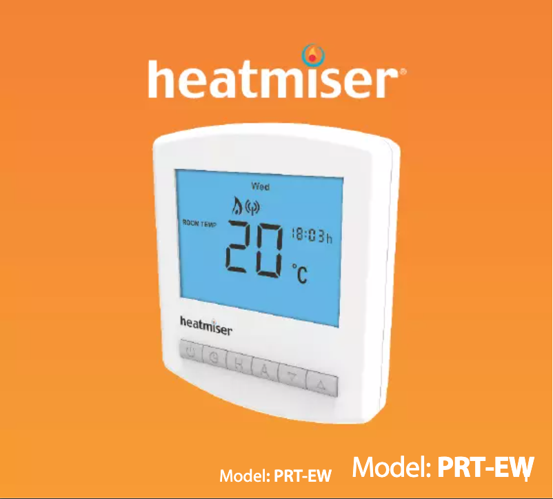 Page 1 de la notice Manuel utilisateur Heatmiser PRT-EW