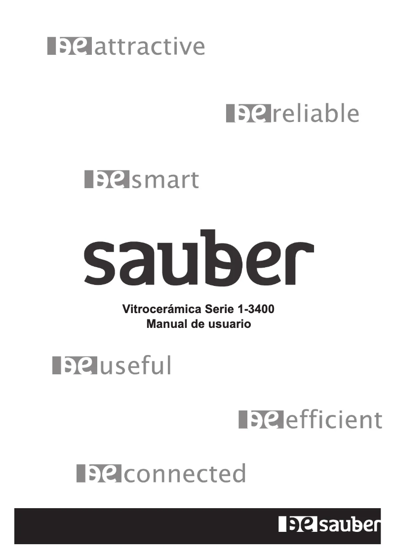 Page 1 de la notice Manuel utilisateur Sauber SERIE 1-3400