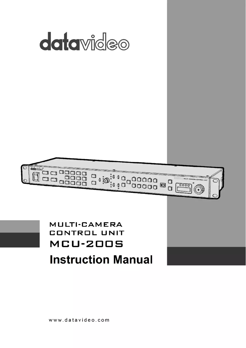 Page 1 of the manual User Manual DataVideo MCU-100P