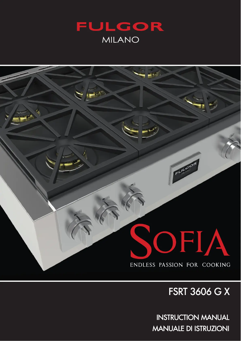 Page n°1 - Manuel utilisateur Fulgor Milano FSRT 3606 G X