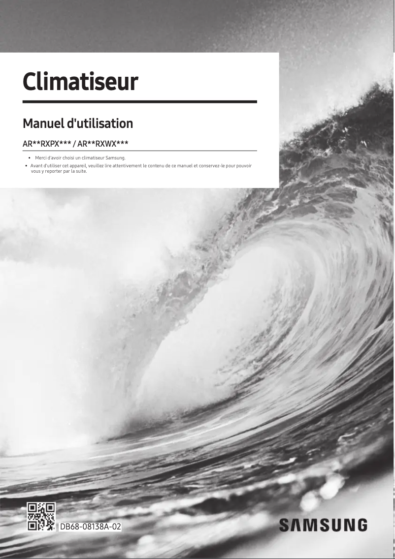 Page n°1 - Manuel utilisateur Samsung AR09RXWXCWKN