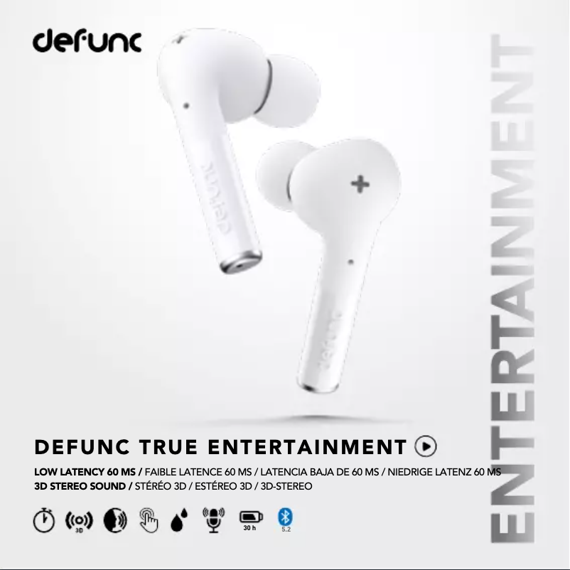 Image de la première page du manuel de l'appareil True Entertainment