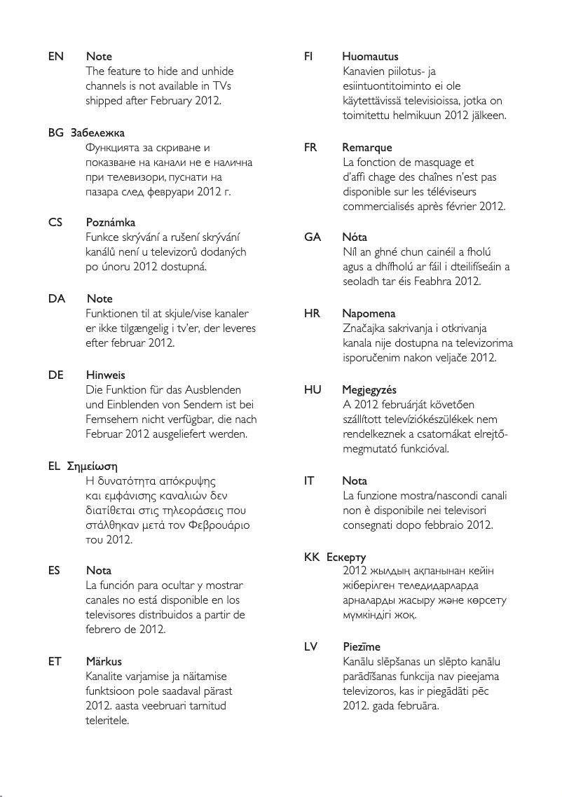 Page 1 de la notice Manuel utilisateur Philips 32PFL7496H