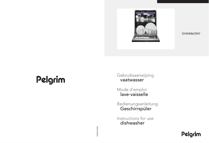 Image de la première page du manuel de l'appareil GVW486ONY