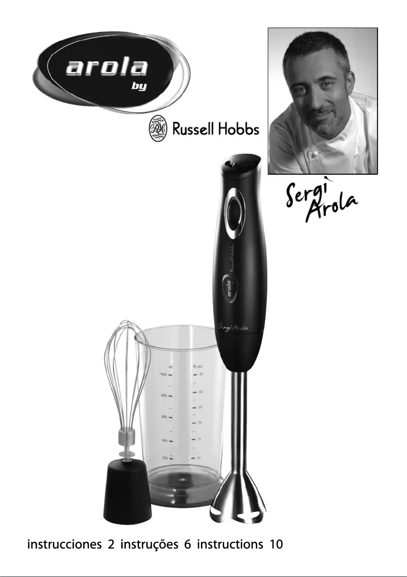 Page 1 de la notice Manuel utilisateur Russell Hobbs Arola 14829-56