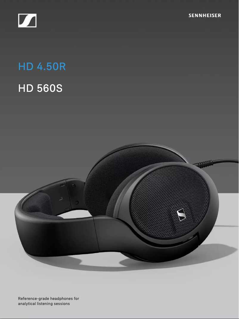 Page n°1 - Manuel utilisateur Sennheiser HD 560S
