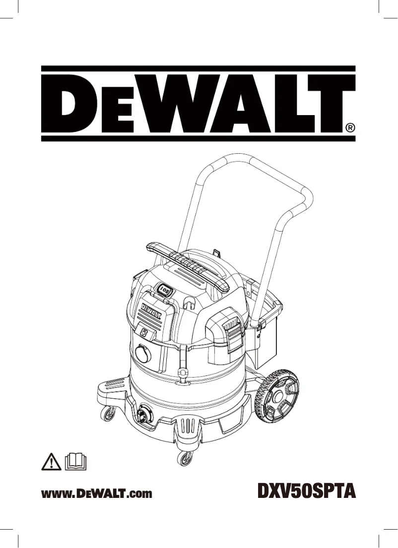 Página 1 del manual Manual de usuario DeWalt DXV50SPTA