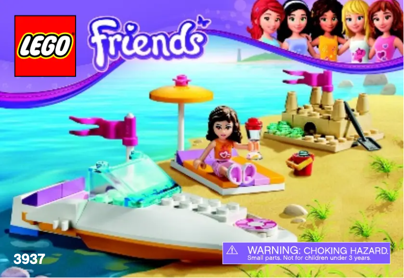 Page 1 de la notice Manuel utilisateur Lego Friends 3937