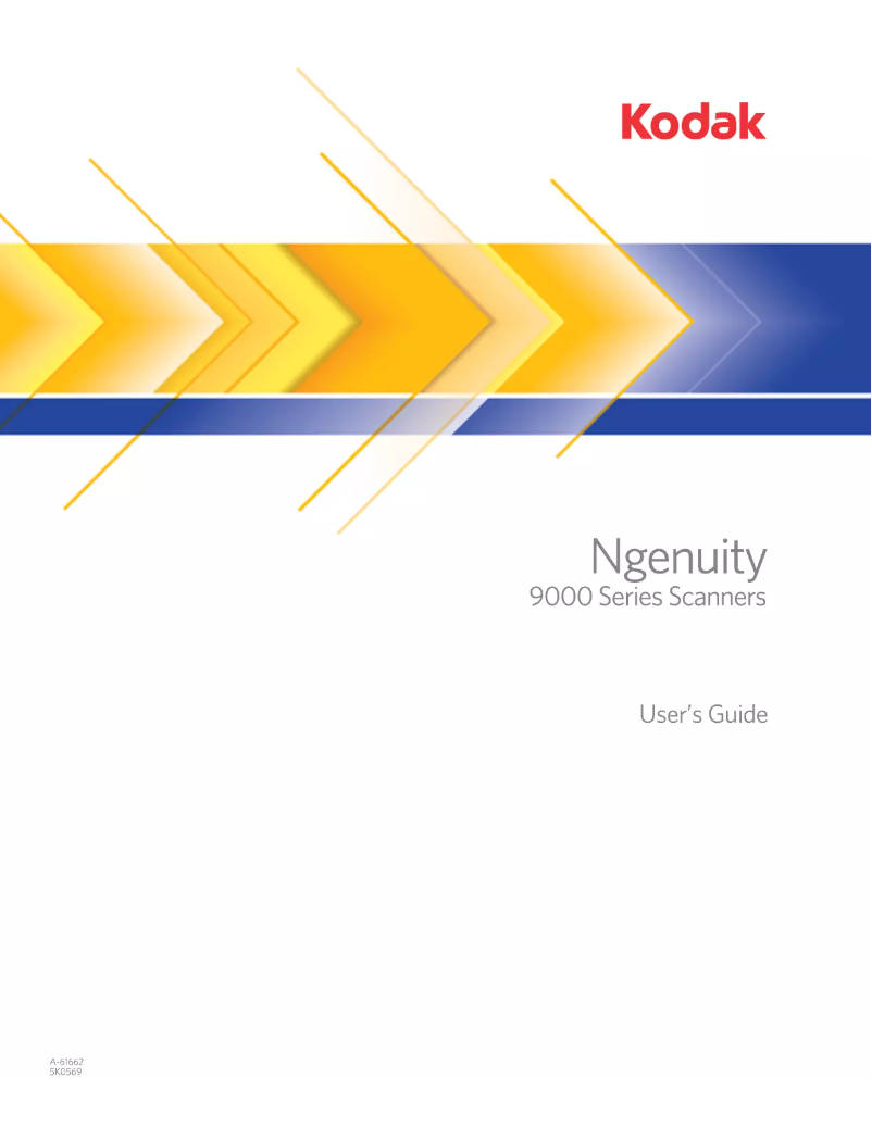Page n°1 - Manuel utilisateur Kodak Ngenuity 9090DC