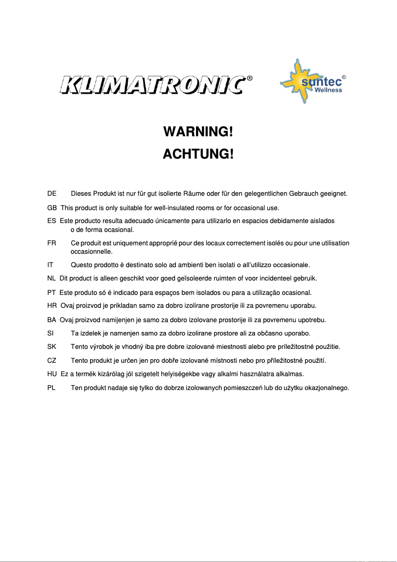 Image de la première page du manuel de l'appareil Heat Ray Carbon Tower 1200 OSC