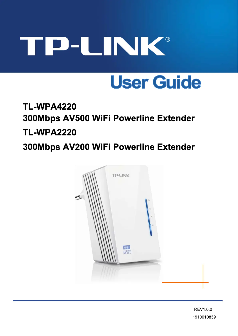 Página 1 del manual Manual de usuario TP-Link TL-WPA2220