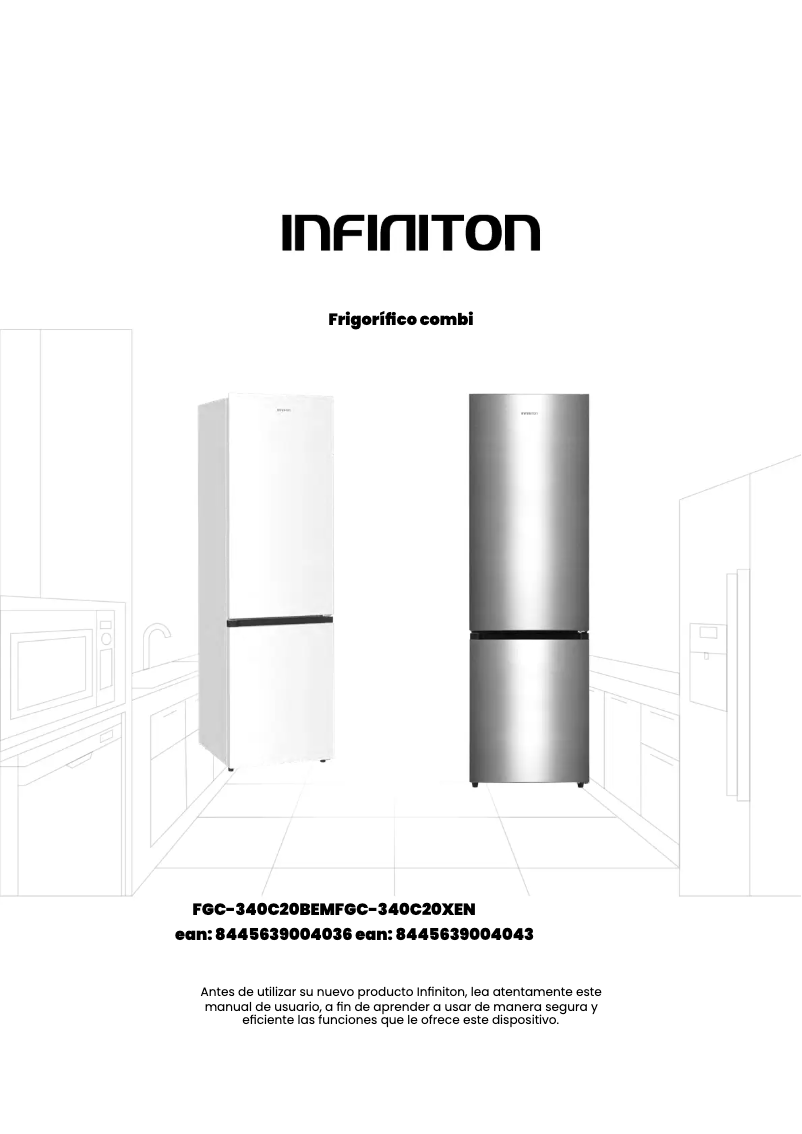 Page n°1 - Manuel utilisateur Infiniton FGC-340C20BEM