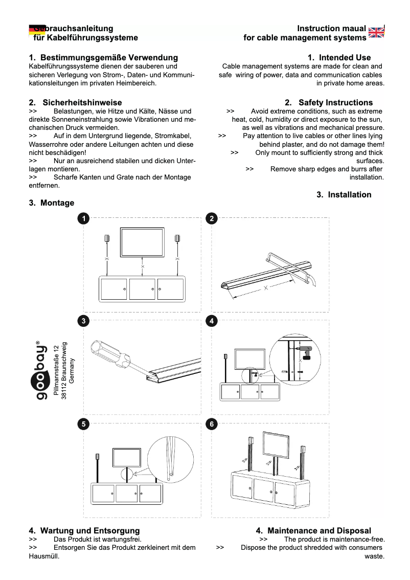 Page n°1 - Manuel utilisateur Wentronic 90724