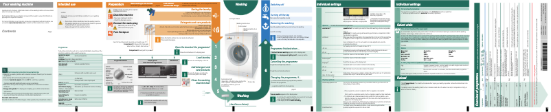 Page 1 de la notice Manuel d'utilisation et d'entretien Siemens WM16S78XEE