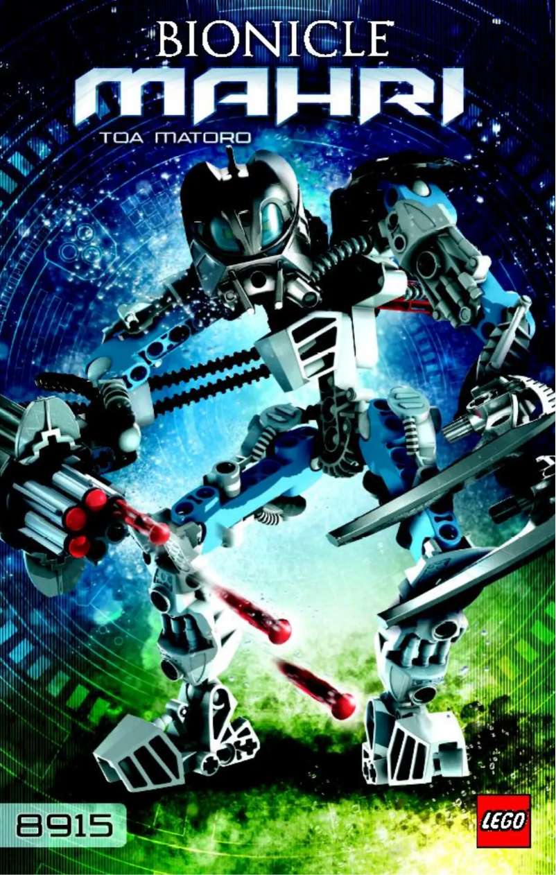 Página 1 del manual Manual de usuario Lego Bionicle 8915