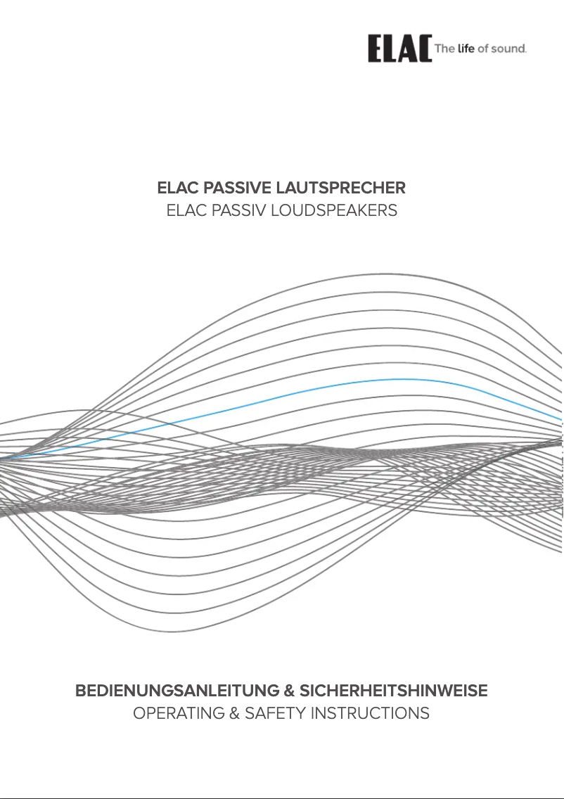 Página 1 del manual Manual de usuario ELAC Vela VFS407
