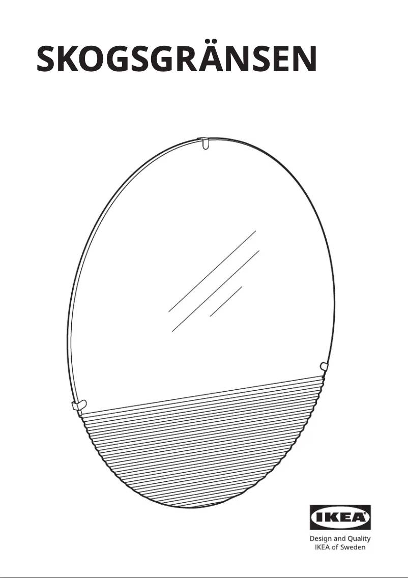 Image de la première page du manuel de l'appareil SKOGSGRÄNSEN 505.380.79