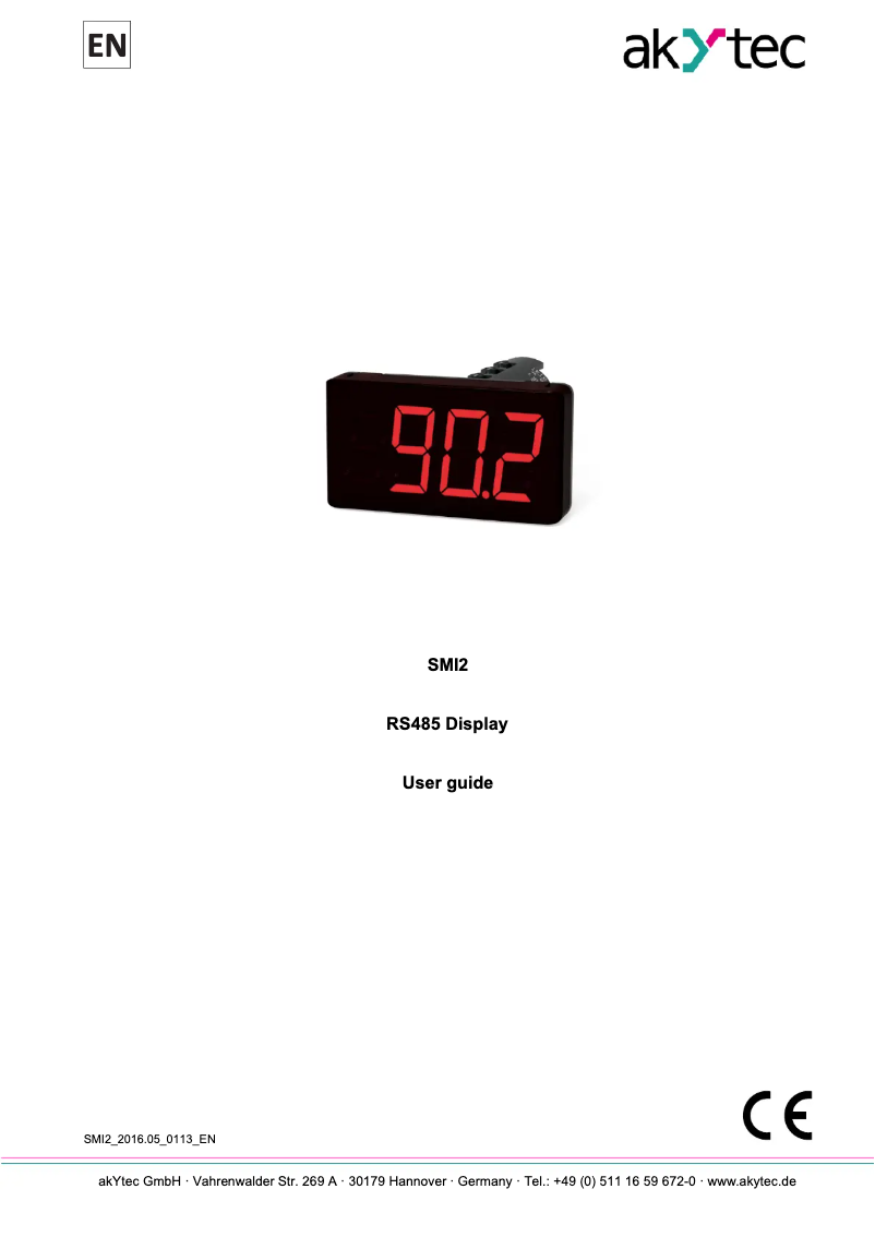 Image de la première page du manuel de l'appareil SMI2