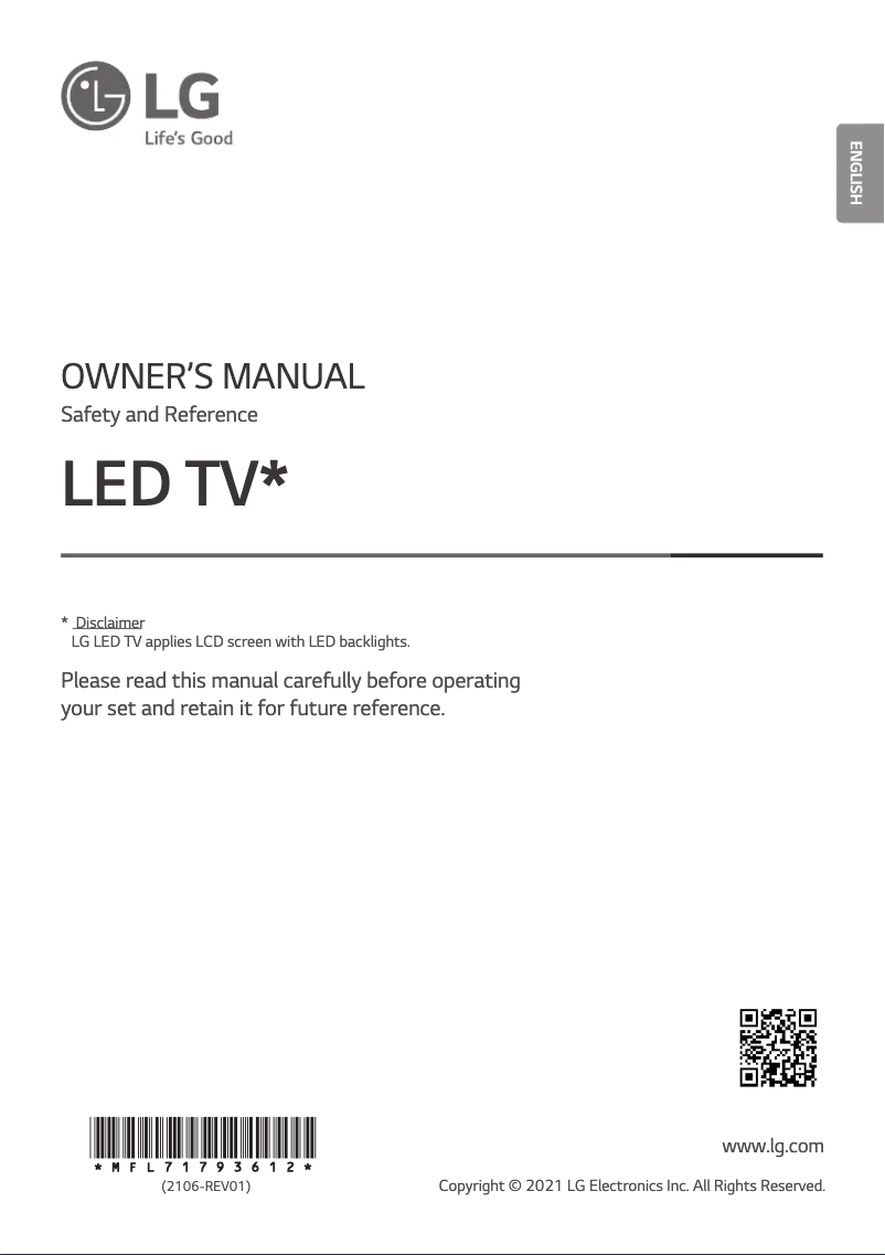 Image de la première page du manuel de l'appareil 65QNED99TPB