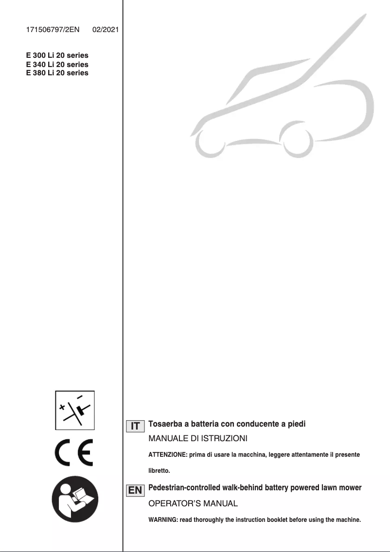 Página 1 del manual Manual de usuario Mountfield Electress 38 Li