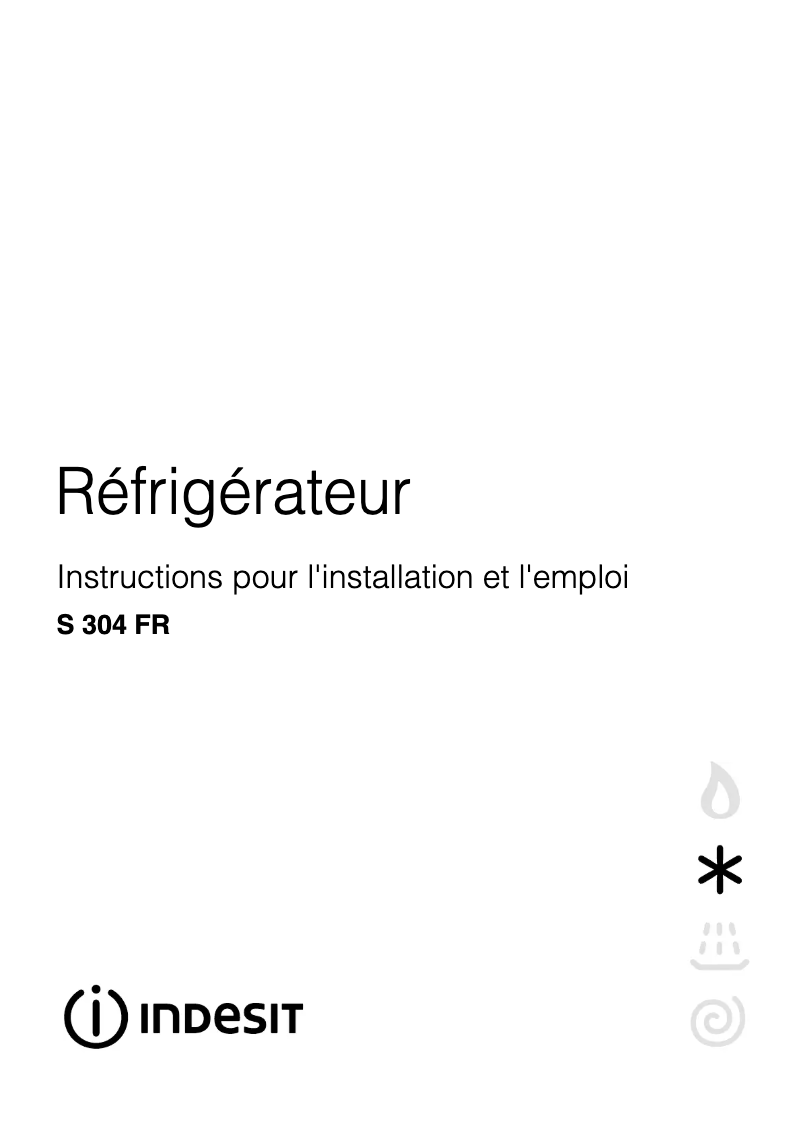 Image de la première page du manuel de l'appareil S 304