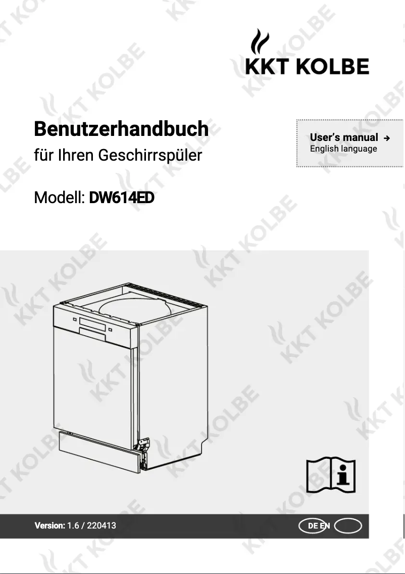 Page 1 de la notice Manuel utilisateur KKT Kolbe DW614ED