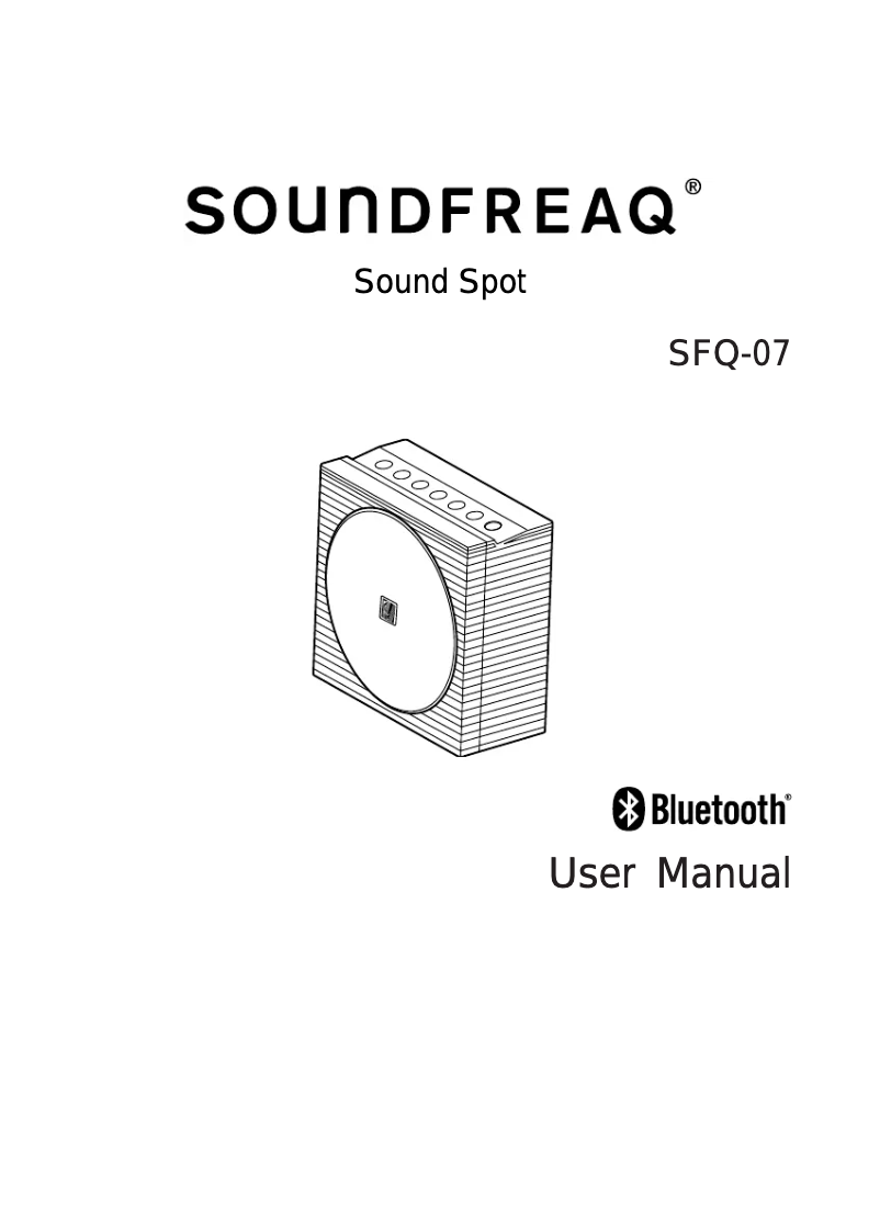 Page n°1 - Manuel utilisateur Soundfreaq Sound Spot