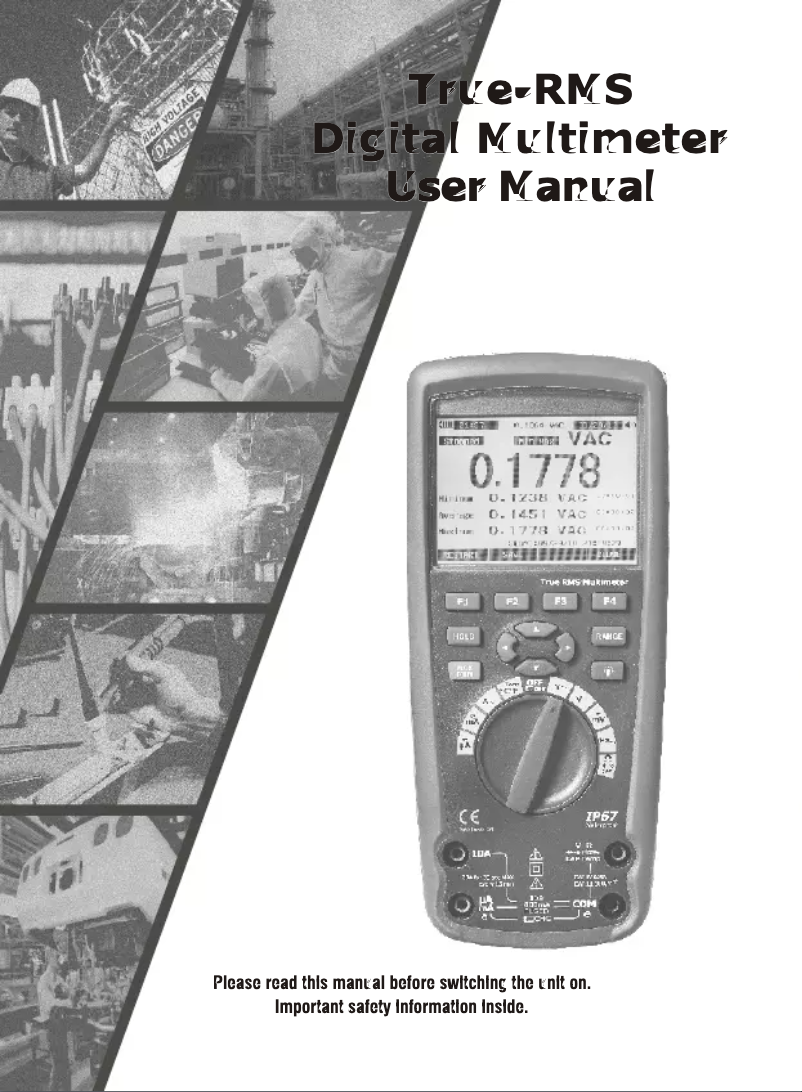 Image de la première page du manuel de l'appareil DT-9979