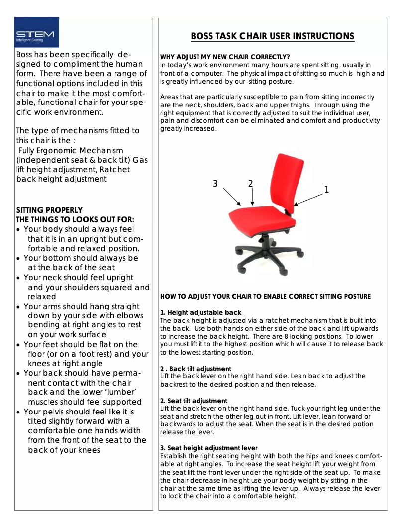 Image de la première page du manuel de l'appareil Boss Task 7700