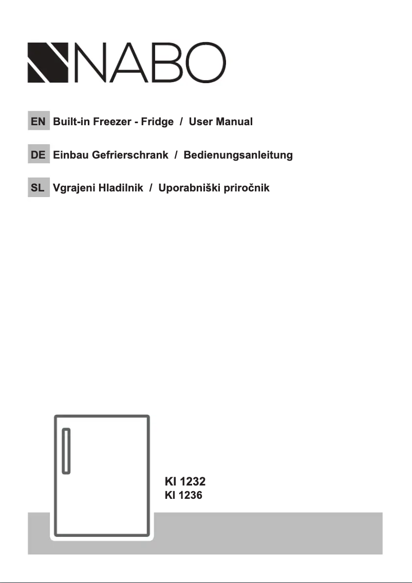 Page 1 de la notice Manuel utilisateur Nabo KI 1236