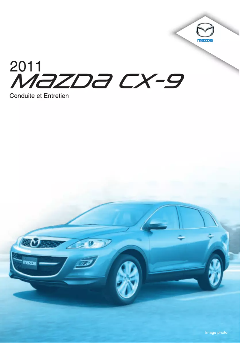 Page 1 de la notice Manuel utilisateur Mazda CX-9 (2011)