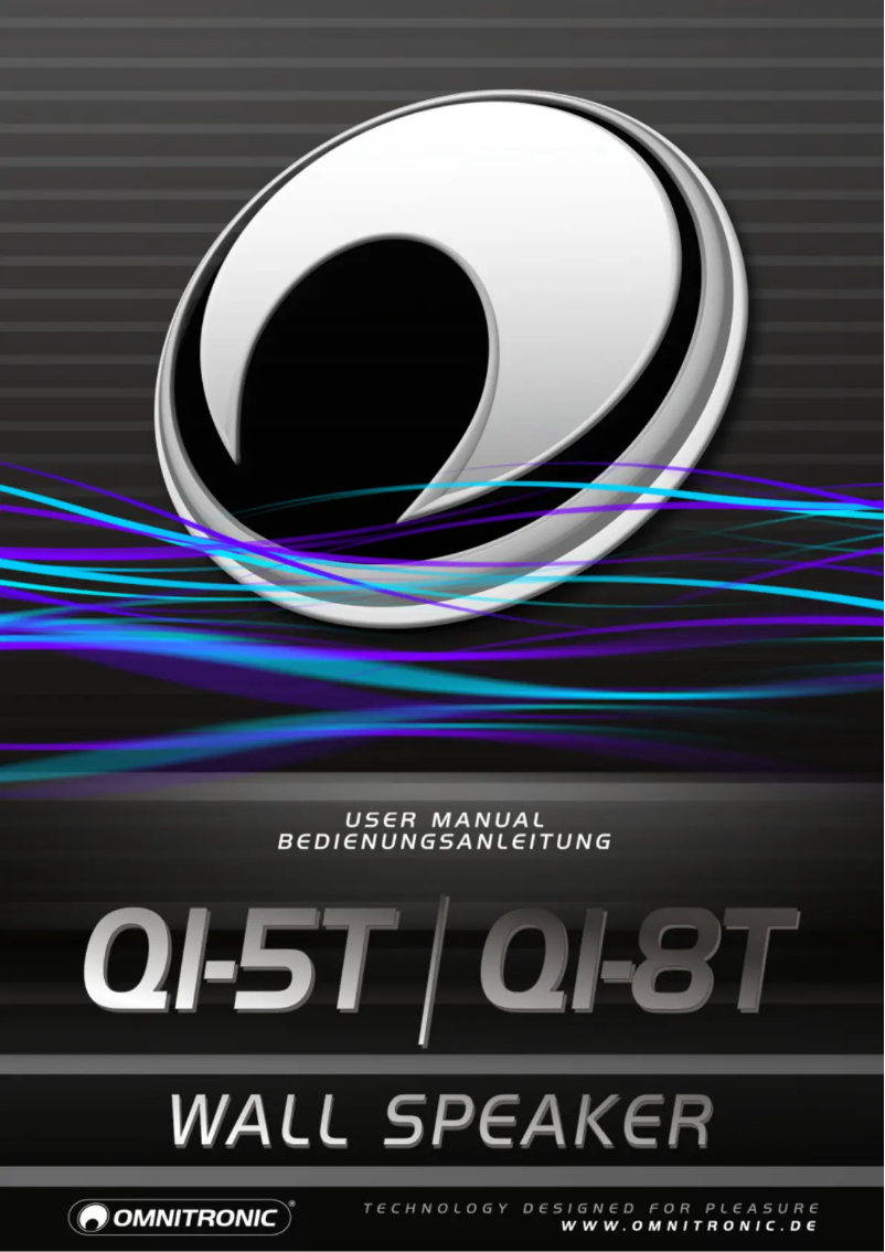 Página 1 del manual Manual de usuario Omnitronic QI-5T