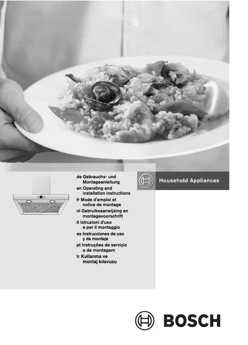 Page 1 de la notice Manuel utilisateur Bosch DKE945M