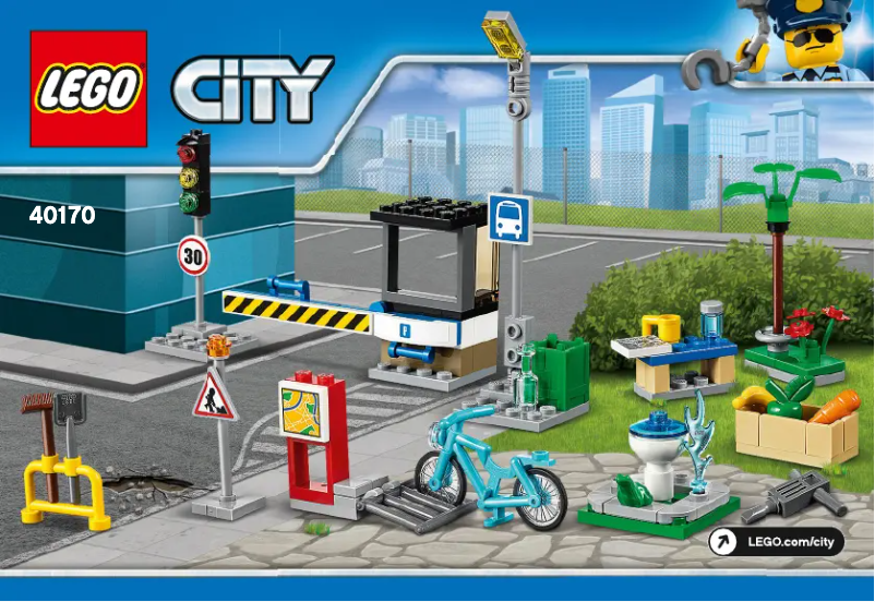 Page 1 de la notice Manuel utilisateur Lego City 40170