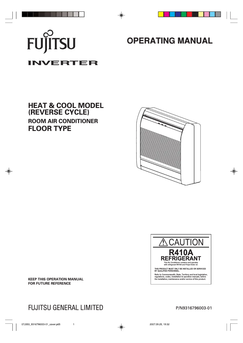 Page 1 de la notice Manuel utilisateur Fujitsu AGTV14LAC