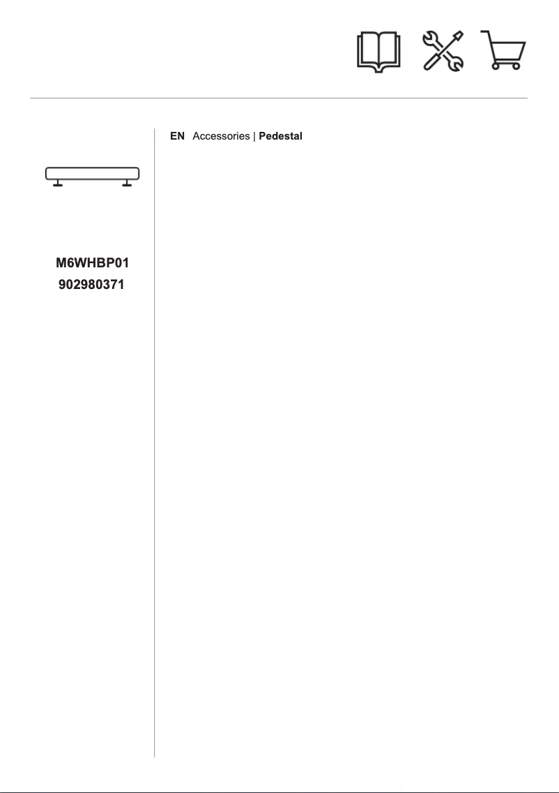 Image de la première page du manuel de l'appareil M6WHBP01