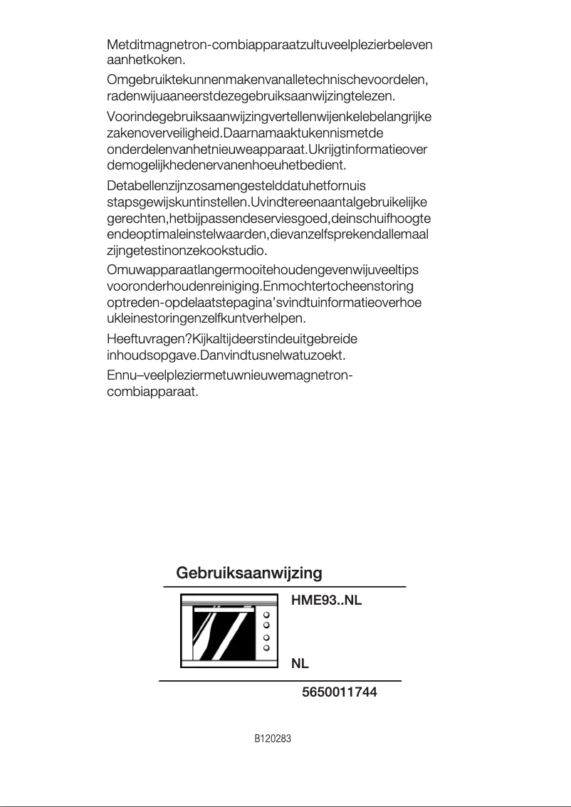 Page n°1 - Manuel utilisateur Bosch HME9367