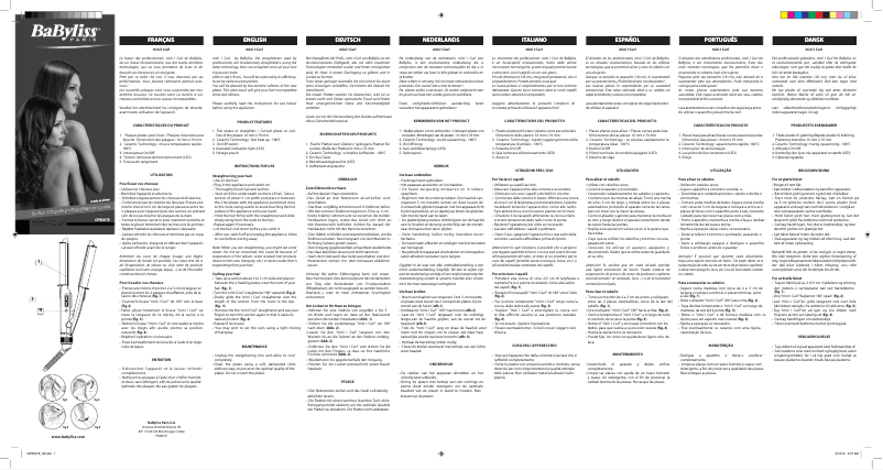 Image de la première page du manuel de l'appareil Mini iCurl GPB007E