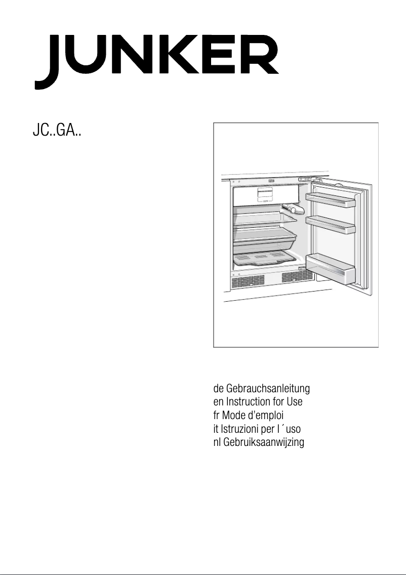 Image de la première page du manuel de l'appareil JC15GA20