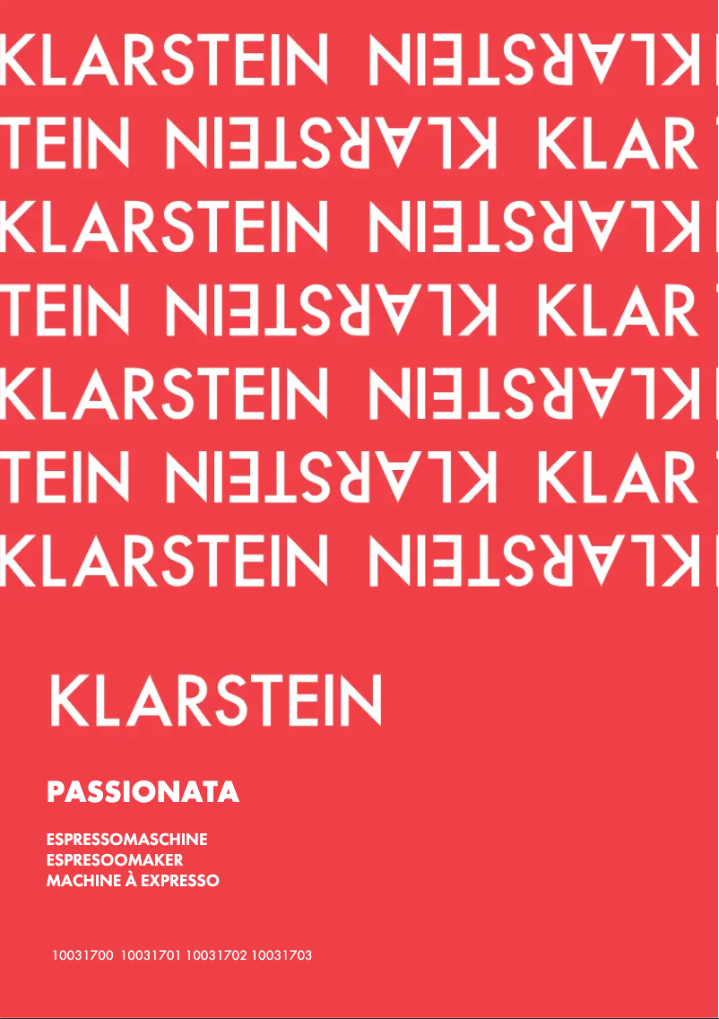 Image de la première page du manuel de l'appareil Passionata