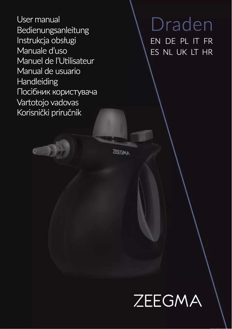 Page 1 de la notice Manuel utilisateur Zeegma Draden