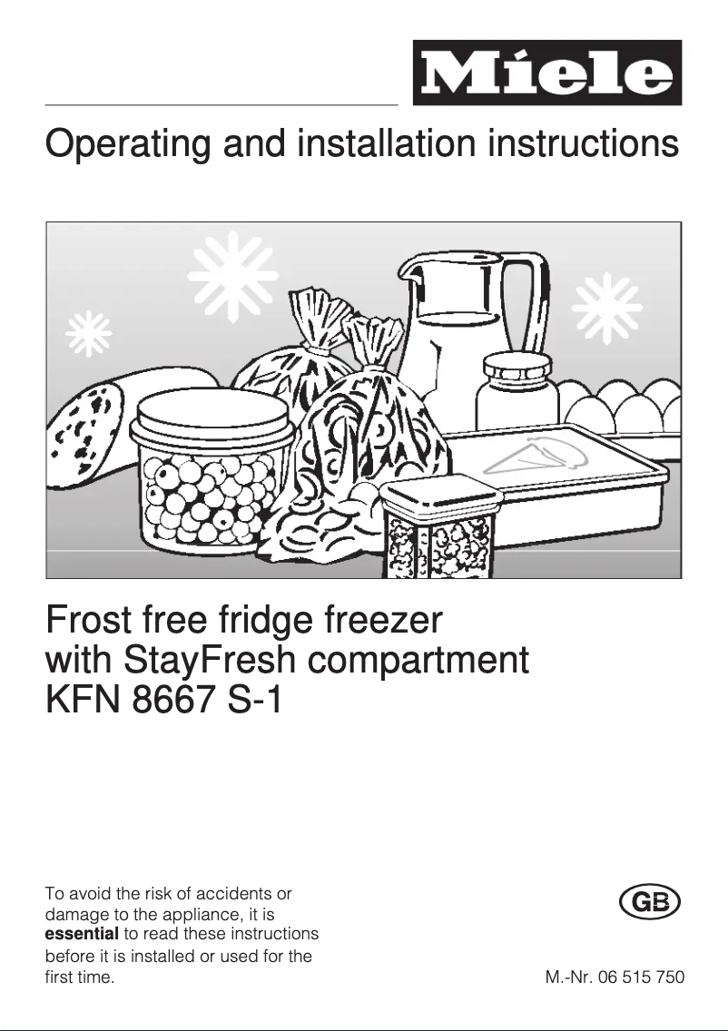 Image de la première page du manuel de l'appareil KF 8667 S