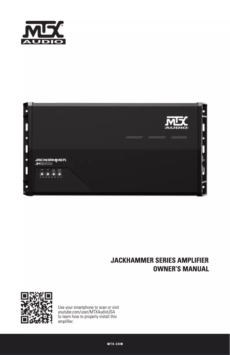 Image de la première page du manuel de l'appareil JackHammer JH15001