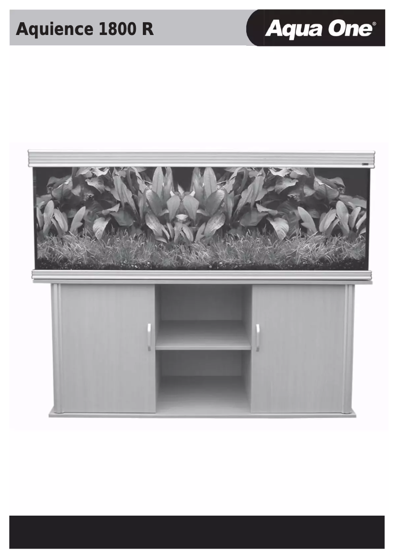 Image de la première page du manuel de l'appareil Aquience 1800 R