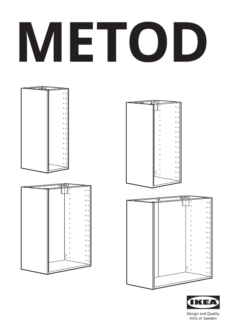 Página 1 del manual Manual de usuario Ikea METOD 502.708.91