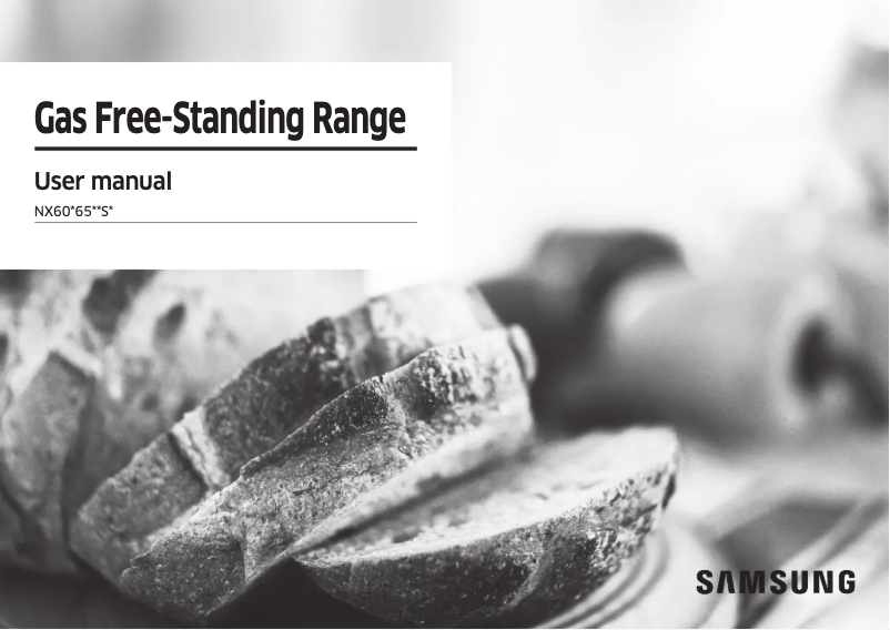Page n°1 - Manuel utilisateur Samsung NX60A6311SG