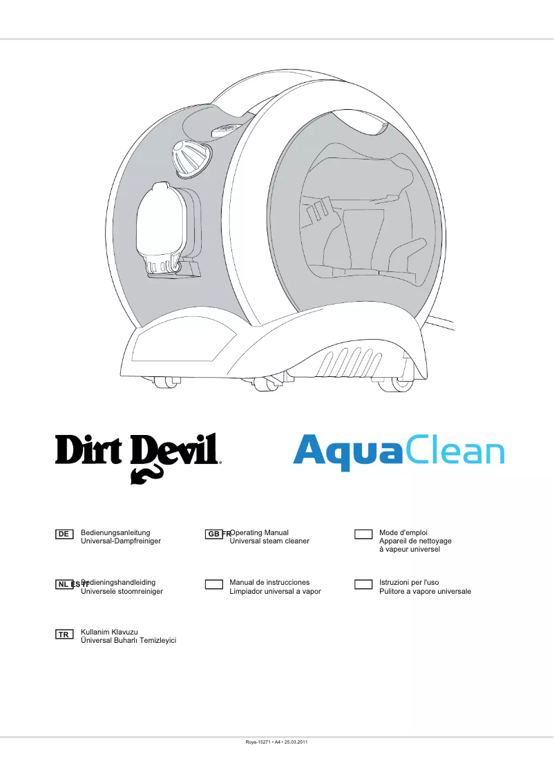 Page 1 de la notice Manuel utilisateur Dirt Devil M319