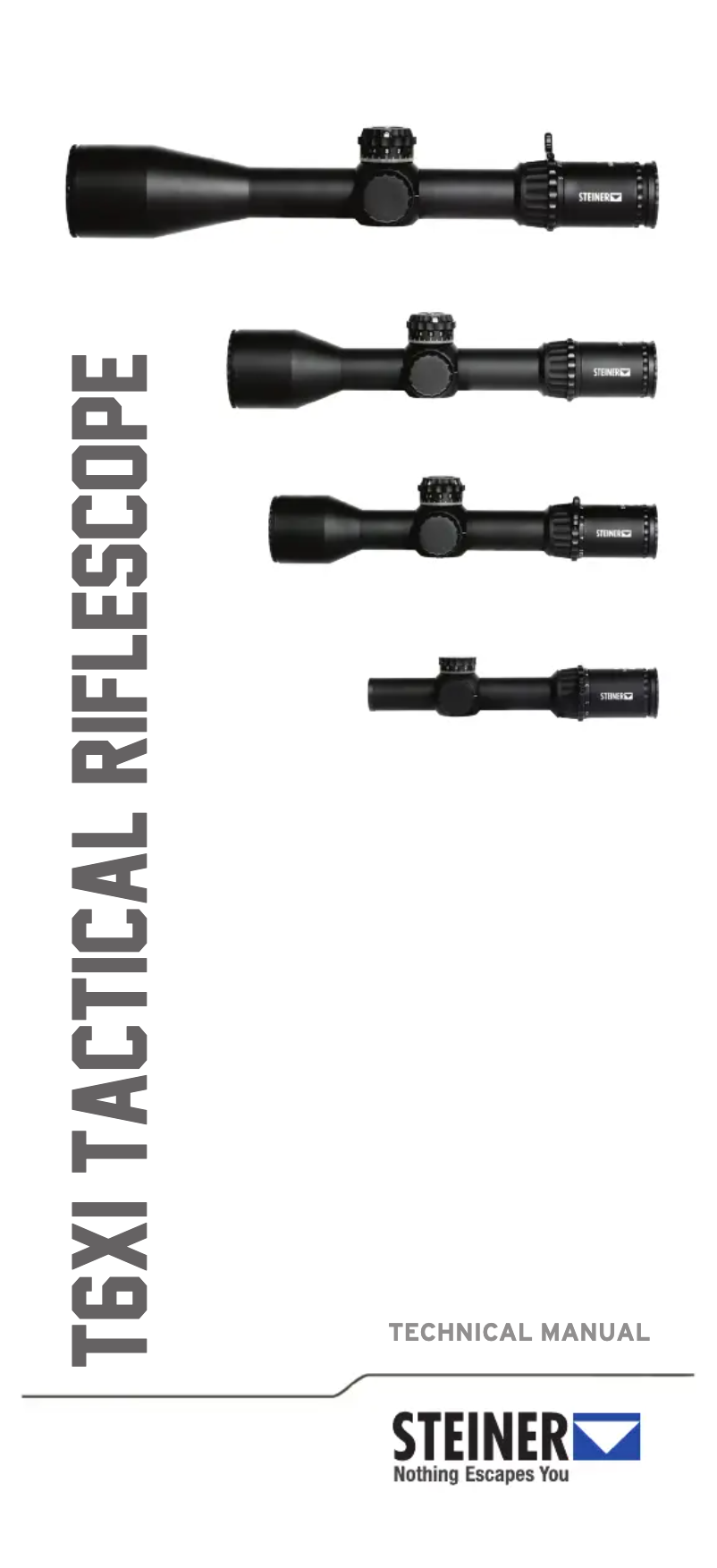 Page 1 de la notice Manuel utilisateur Steiner T6Xi 2.5-15x50