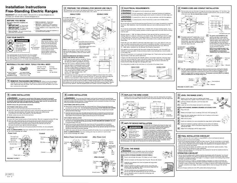 Page 1 de la notice Guide d'installation Adora JB855SPSS